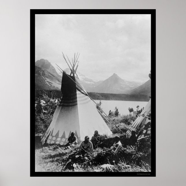 Rocky Mountain Park Indians 1895 Poster (Front)