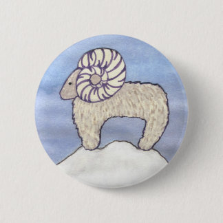 Rocky Mountain Ram 6 Cm Round Badge