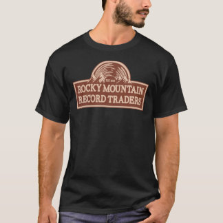 Rocky Mountain Record Traders Logo - Life is Stran T-Shirt