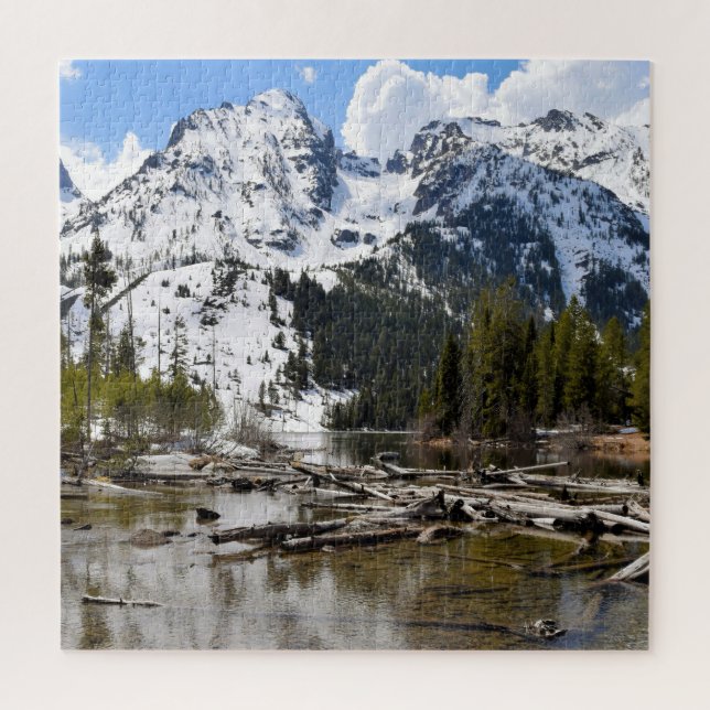 Rocky Mountain Reflections - 20x20 - 676 pcs. Jigsaw Puzzle (Vertical)