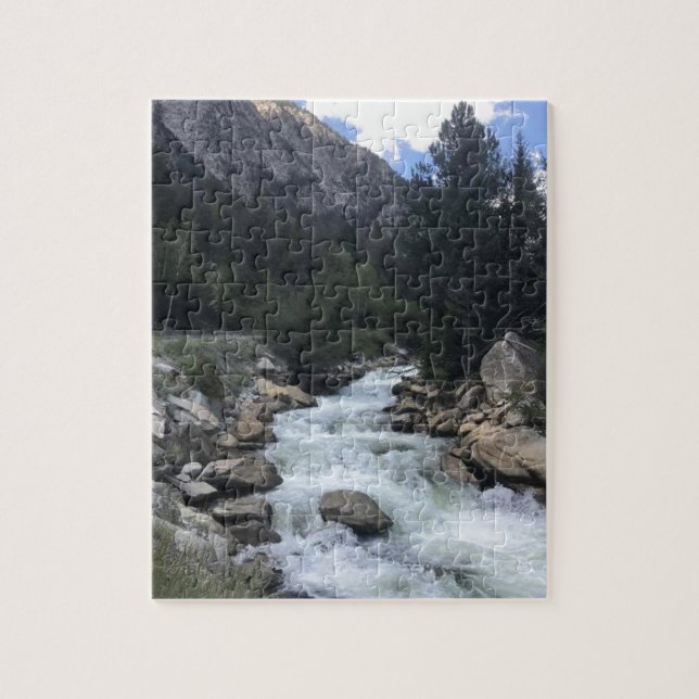 Rocky Mountain Stream Jigsaw Puzzle (Vertical)
