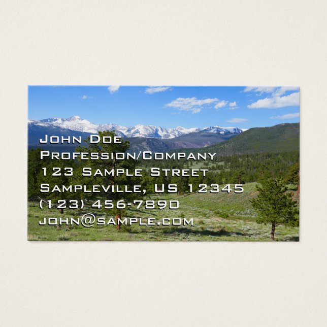 Rocky Mountain View Scenic Landscape (Front)