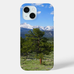 Rocky Mountain View Scenic Landscape iPhone 15 Case