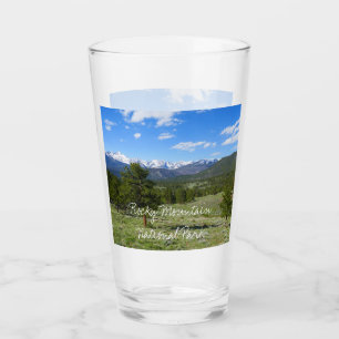 Rocky Mountain View Scenic Landscape Glass