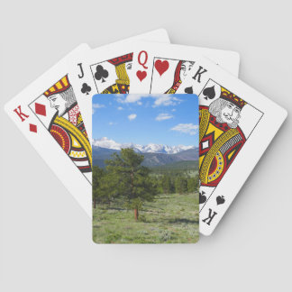 Rocky Mountain View Scenic Landscape Playing Cards