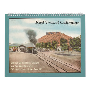 Rocky Mountain Views on the Rio Grand Railroad Calendar