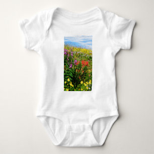 Rocky Mountain Wildflowers Baby Bodysuit