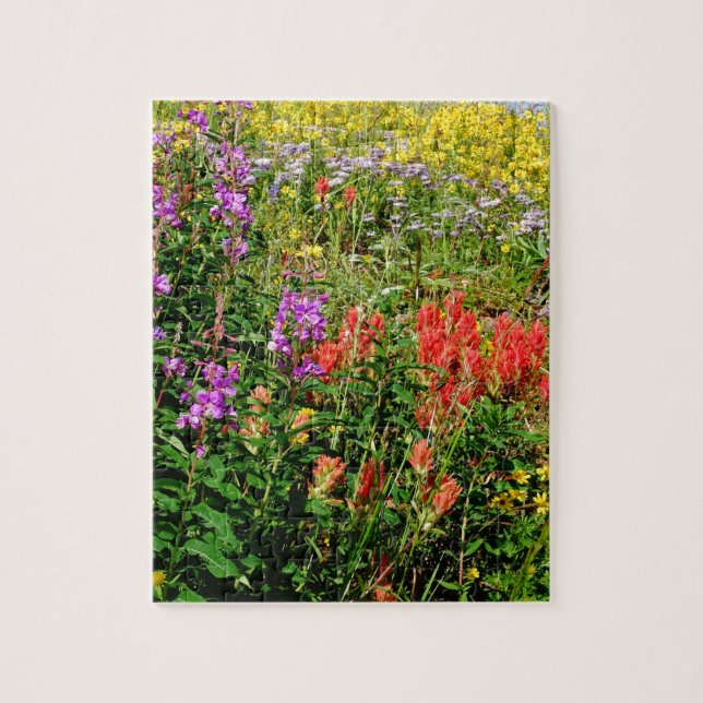 Rocky Mountain Wildflowers Jigsaw Puzzle (Vertical)