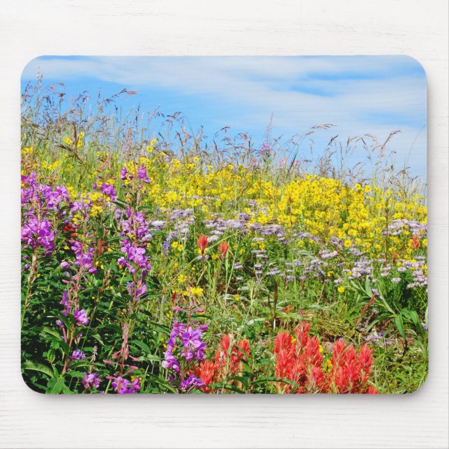 Rocky Mountain Wildflowers Mouse Pad (Front)
