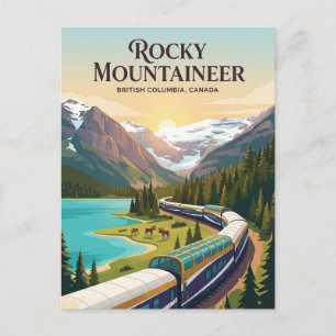 Rocky Mountaineer (Canadian Rockies) Canada Postcard