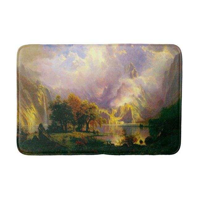 Rocky mountains  bath mat (Front)