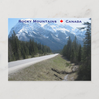 Rocky Mountains Canada Postcard