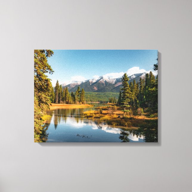Rocky mountains canvas print (Front)
