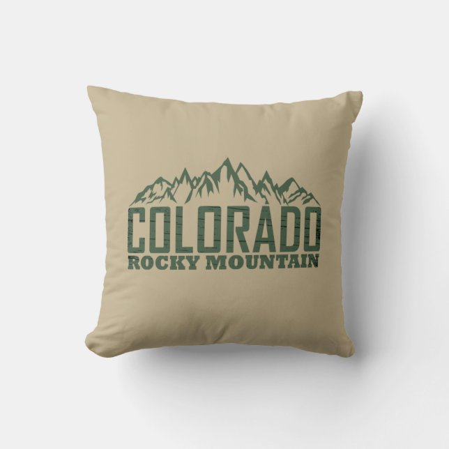 rocky Mountains Colorado Cushion (Front)