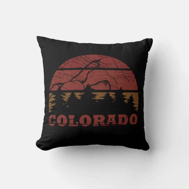 Rocky Mountains Colorado Cushion (Front)