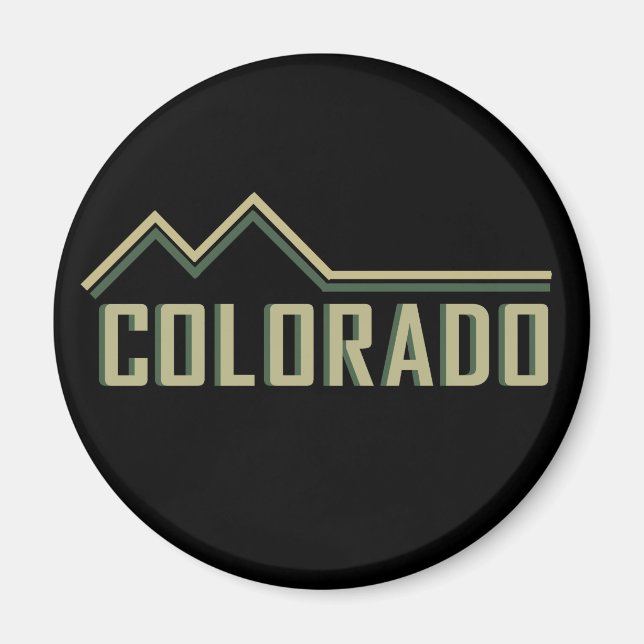 Rocky Mountains Colorado  Magnet (Front)