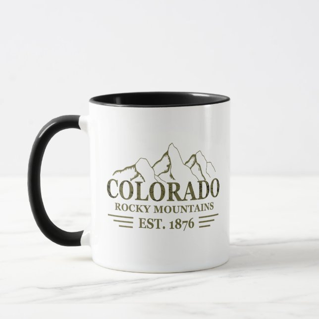 Rocky Mountains Colorado  Mug (Left)