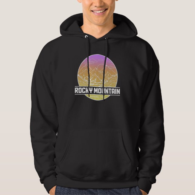 Rocky Mountains Colorado National Park Hiking Natu Hoodie (Front)