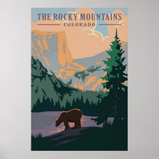 Rocky Mountains, Colorado Poster