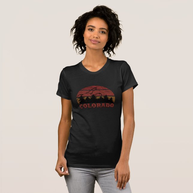 Rocky Mountains Colorado T-Shirt (Front Full)