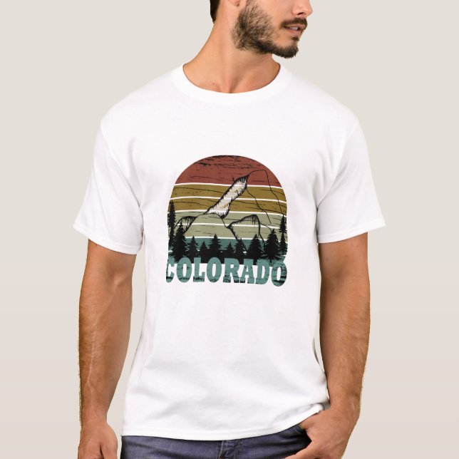 Rocky Mountains Colorado T-Shirt (Front)