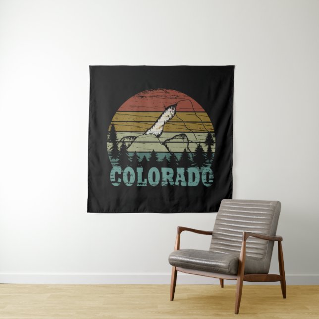 Rocky Mountains Colorado Tapestry (In Situ)