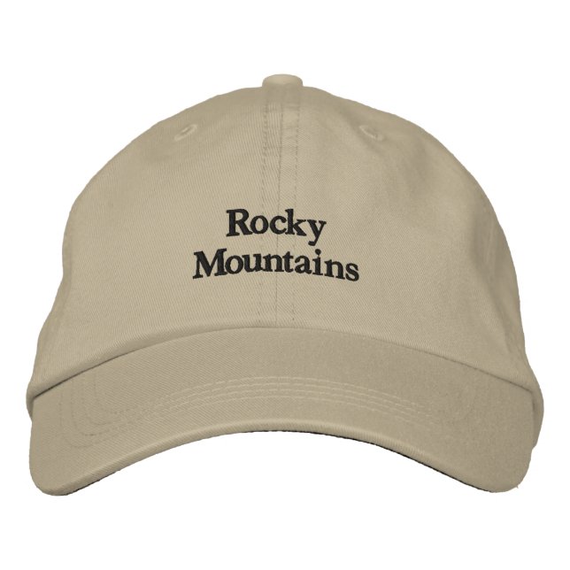 Rocky Mountains — Embroidered Hat (Front)