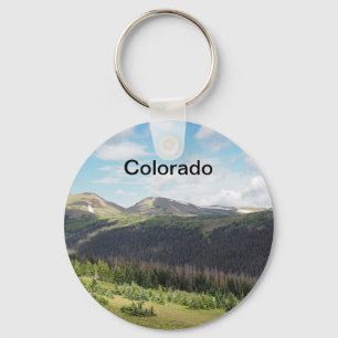 rocky mountains in Colorado Key Ring