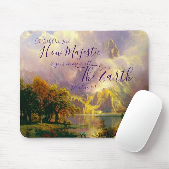 Rocky mountains Majestic  Mouse Pad (With Mouse)