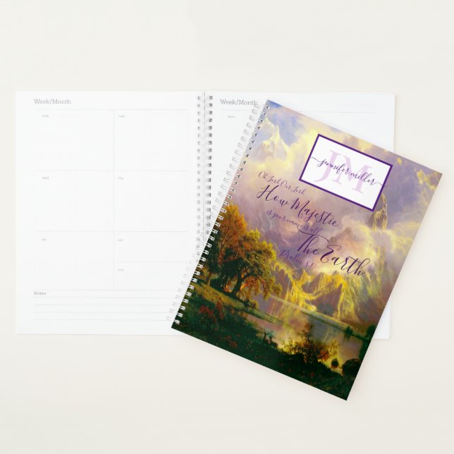 Rocky mountains Majestic  personalised Planner (Display)