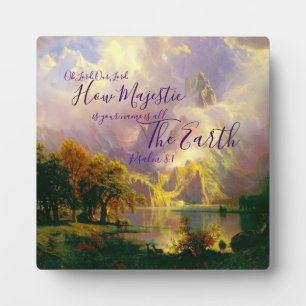 Rocky mountains Majestic  Plaque