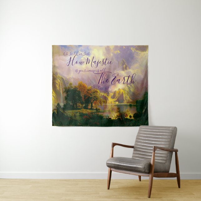 Rocky mountains Majestic  Tapestry (In Situ (Horizontal))