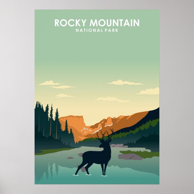 Rocky Mountains National Park Poster (Front)