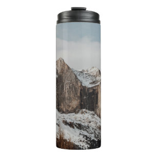 ROCKY MOUNTAINS NEAR PINE TREES THERMAL TUMBLER