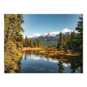Rocky mountains photo print