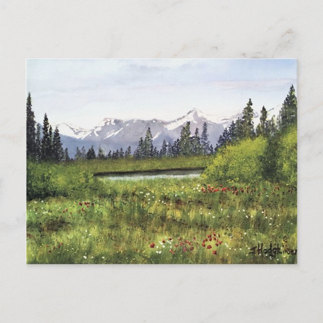 ROCKY MOUNTAINS POST CARD (Front)