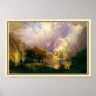 Rocky mountains poster