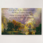 Rocky mountains serenity prayer  jigsaw puzzle