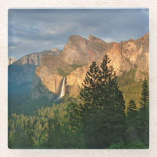 Rocky Mountains   Yosemite, California Glass Coaster