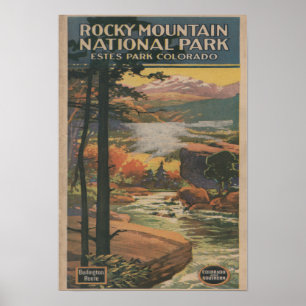 Rocky Mt. Nat'l Park Brochure # 2 Poster