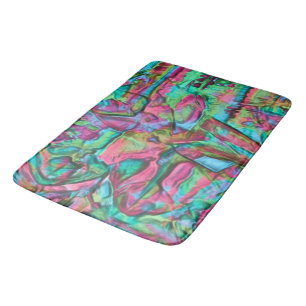 Rocky or rumpled coloured with softly silky shades bath mat