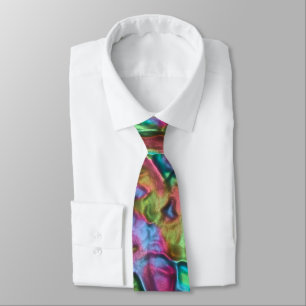 Rocky or rumpled coloured with softly silky shades tie
