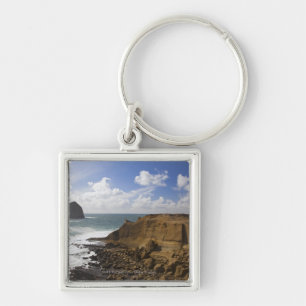 Rocky Oregon Pacific Coast in Pacific City Key Ring