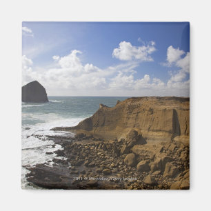 Rocky Oregon Pacific Coast in Pacific City Magnet