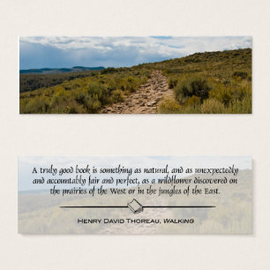 Rocky Path & Thoreau Quote
