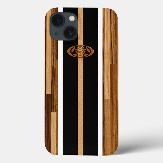 Rocky Point Hawaiian Engineered Faux Wood Case-Mate iPhone Case (Back)