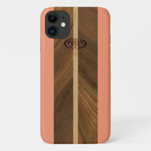 Rocky Point Hawaiian Faux Wood Surfboard Case-Mate iPhone Case