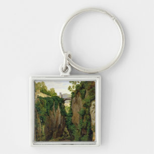 Rocky Ravine at Sorrento, 1823 Key Ring