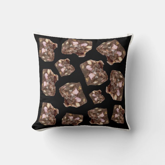 Rocky road pattern cushion (Front)