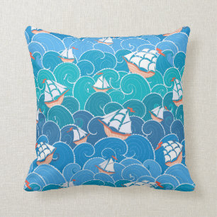 Rocky Sea Pattern Cushion
